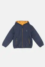 Μπουφάν Joyce 2496205 navy - μουσταρδί - Image 3