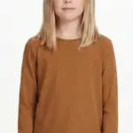 Μπλούζα basic Joyce 2463951 καφέ