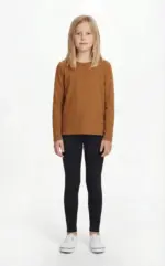 Μπλούζα basic Joyce 2463951 καφέ - Image 2