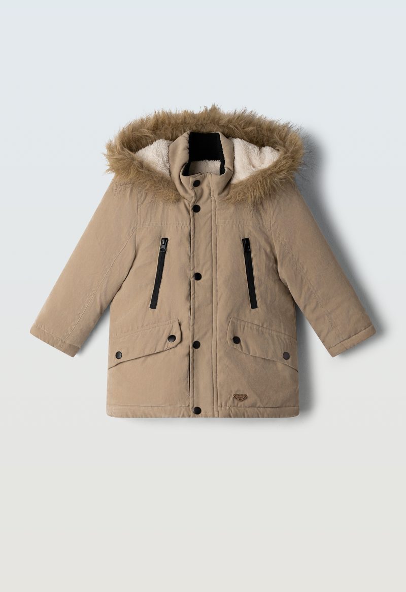 Μπουφάν Hashtag 255821 μπεζ