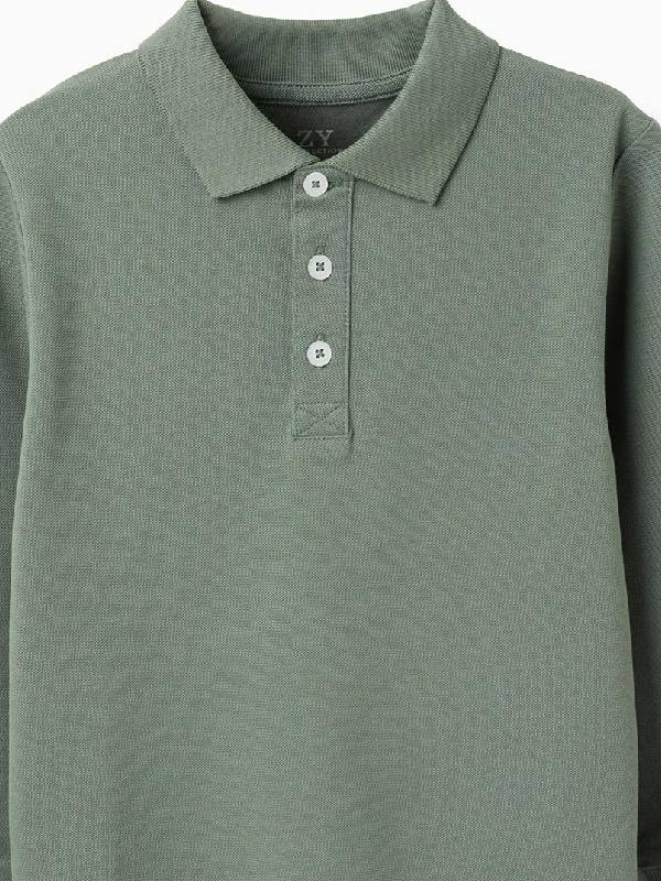 Μπλούζα polo  ZIPPY 3107471801 μέντα