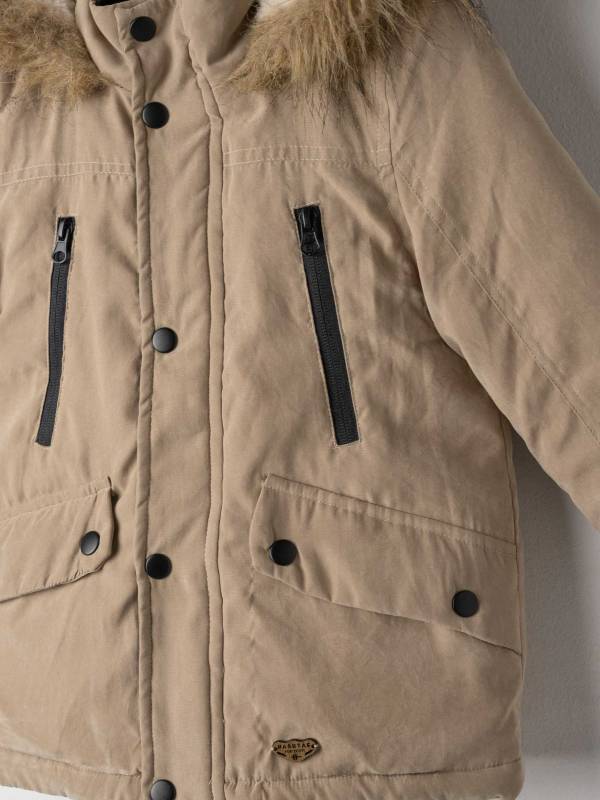 Μπουφάν Hashtag 255821 μπεζ