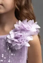Φόρεμα Ebita 266001 λιλά - Image 2