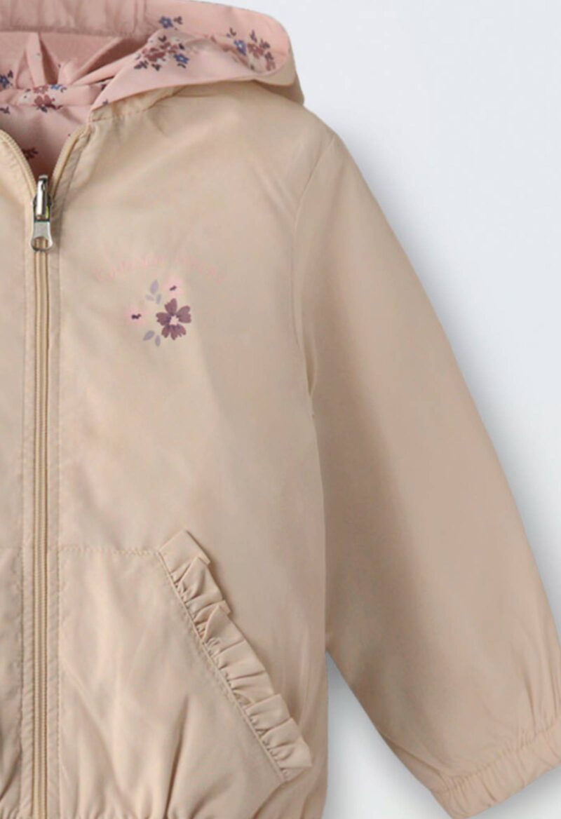 Μπουφάν Ebita 266255 μπεζ- ροζ