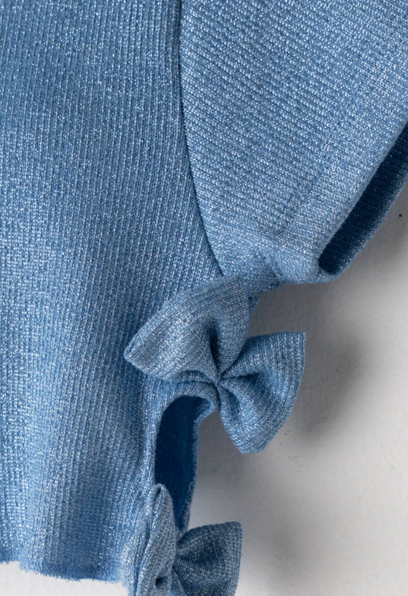 Σετ EBITA 266281 γαλάζιο με ασημοκλωστή