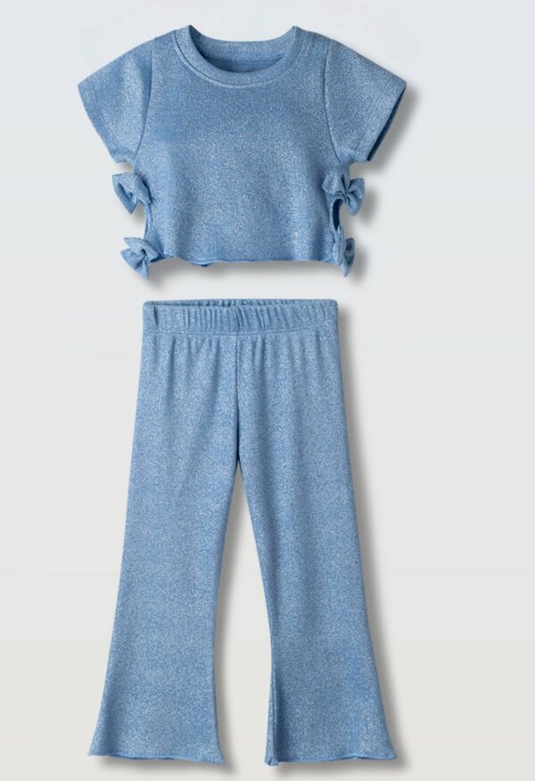 6281 Σετ EBITA 266281 γαλάζιο με ασημοκλωστή