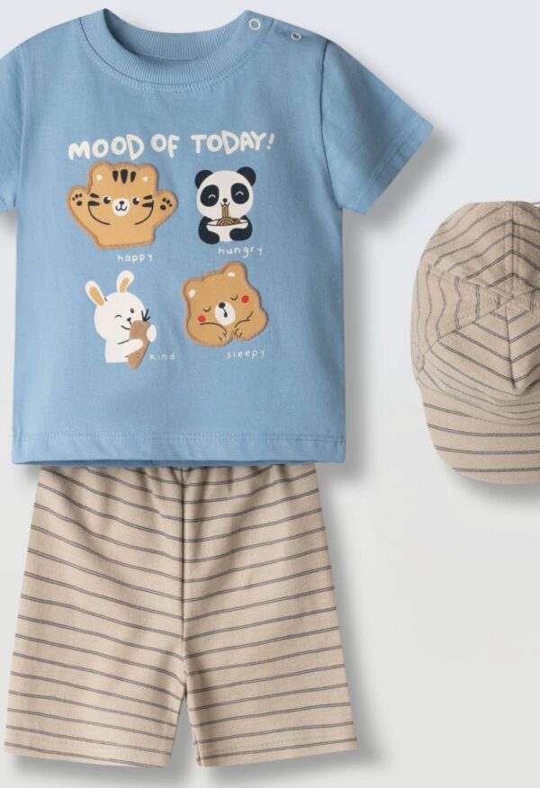 6612 Σετ Hashtag 266612 γαλάζιο