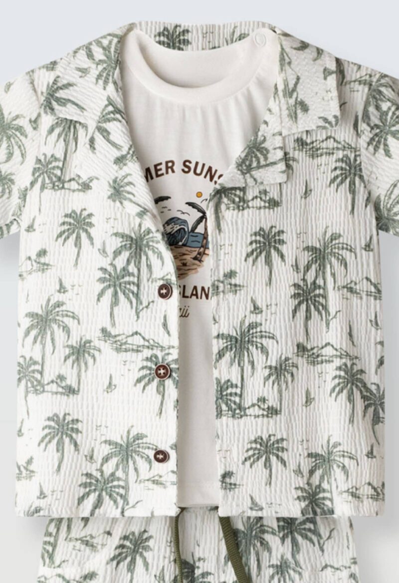 Σετ 3τμχ Hashtag 266615 άσπρο- χακί