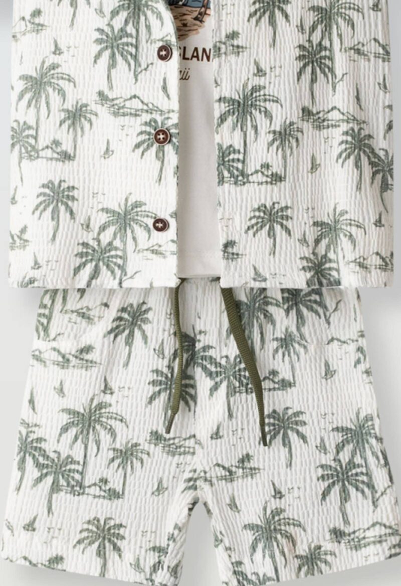 Σετ 3τμχ Hashtag 266615 άσπρο- χακί