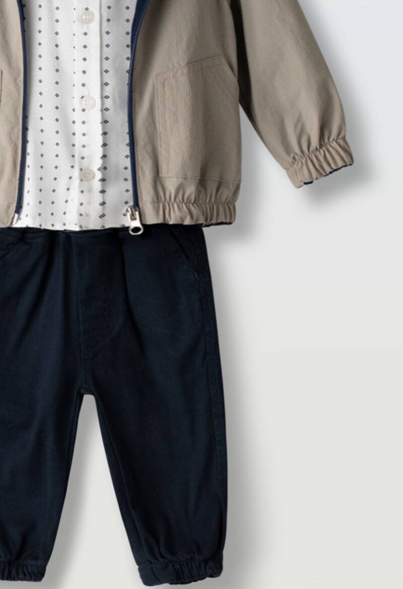 Σετ 3τεμ. HASHTAG 266616 χακί -γκρί