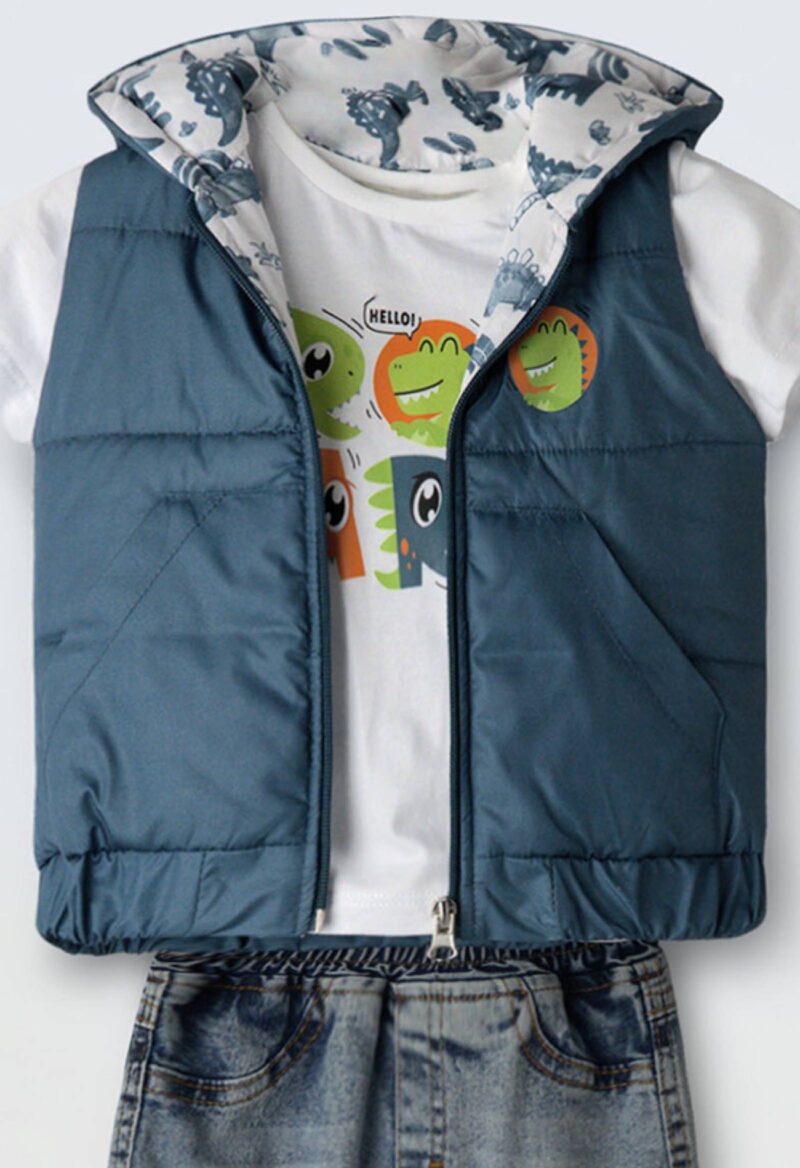 Σετ 3τεμ. HASHTAG 266618 πετρόλ