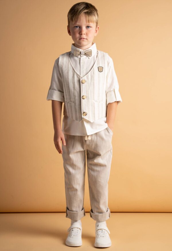 6826 Σετ 3τεμ Hashtag 266826 μπεζ