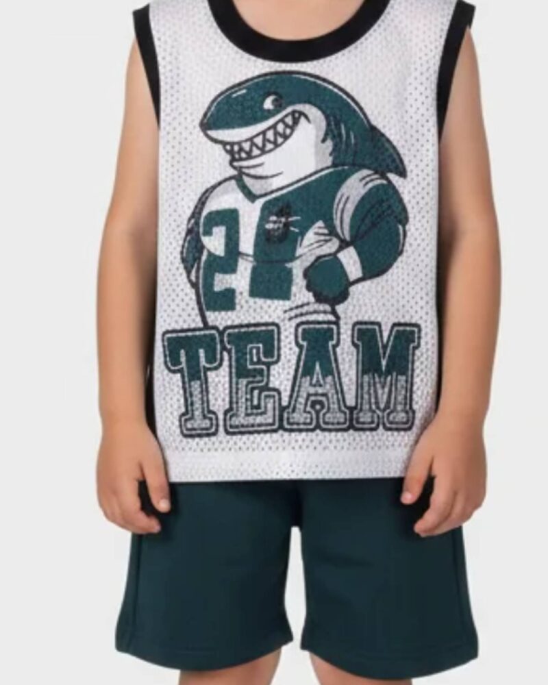 Σετ JOYCE 2612138 άσπρο-πετρόλ