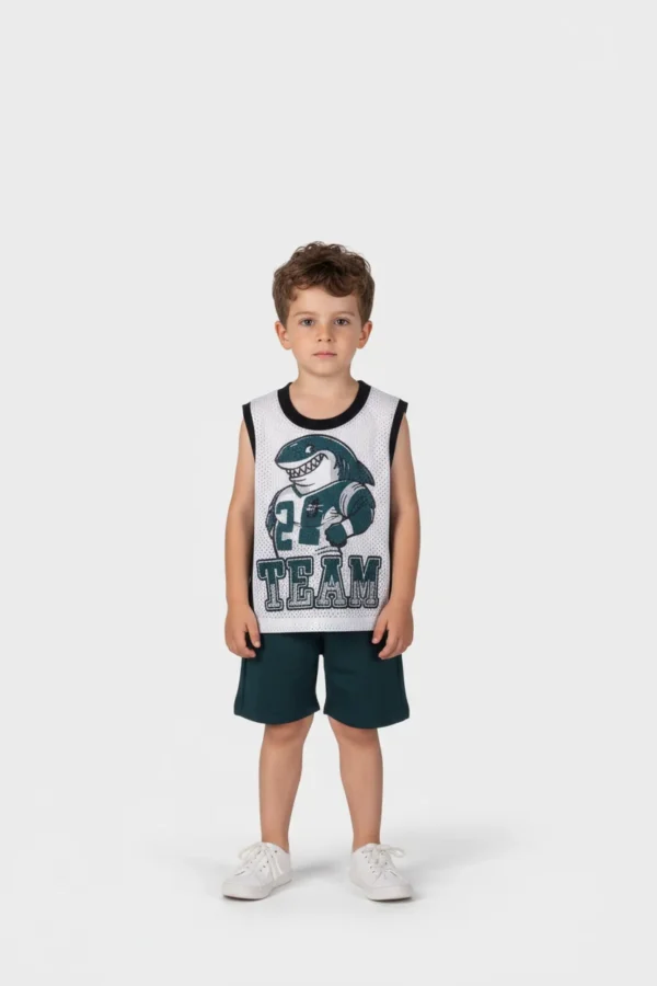 2612138_1_1 Σετ JOYCE 2612138 άσπρο-πετρόλ