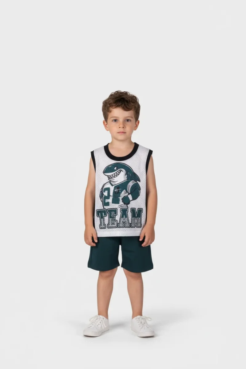 Σετ JOYCE 2612138 άσπρο-πετρόλ