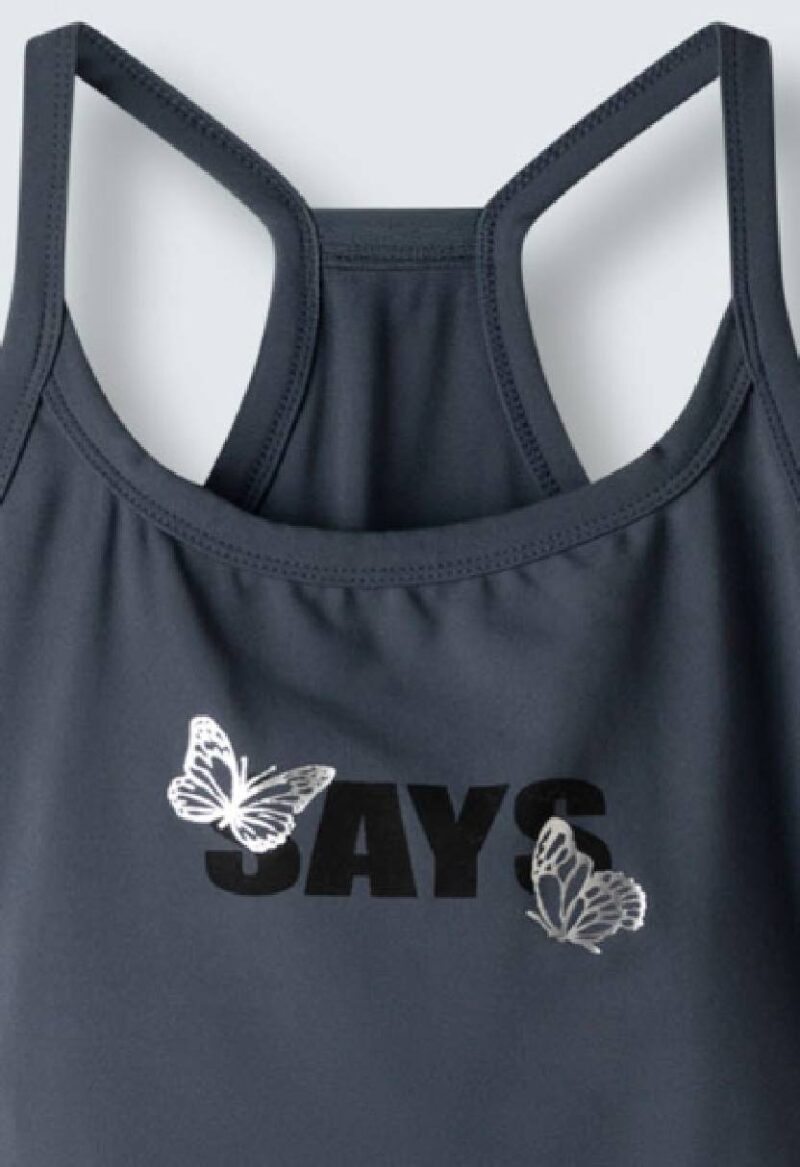 Bodysuit Ebita 266017 ανθρακί