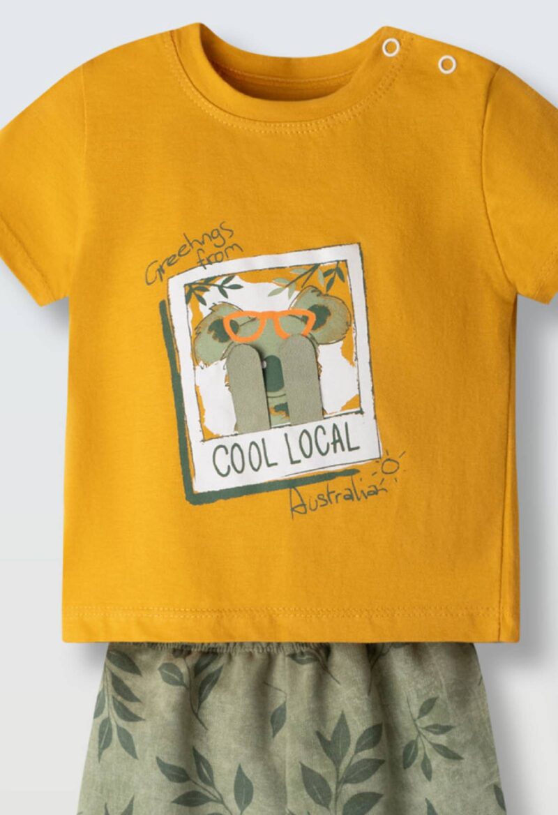 Σετ 3τεμ. HASHTAG 266606 μουσταρδί