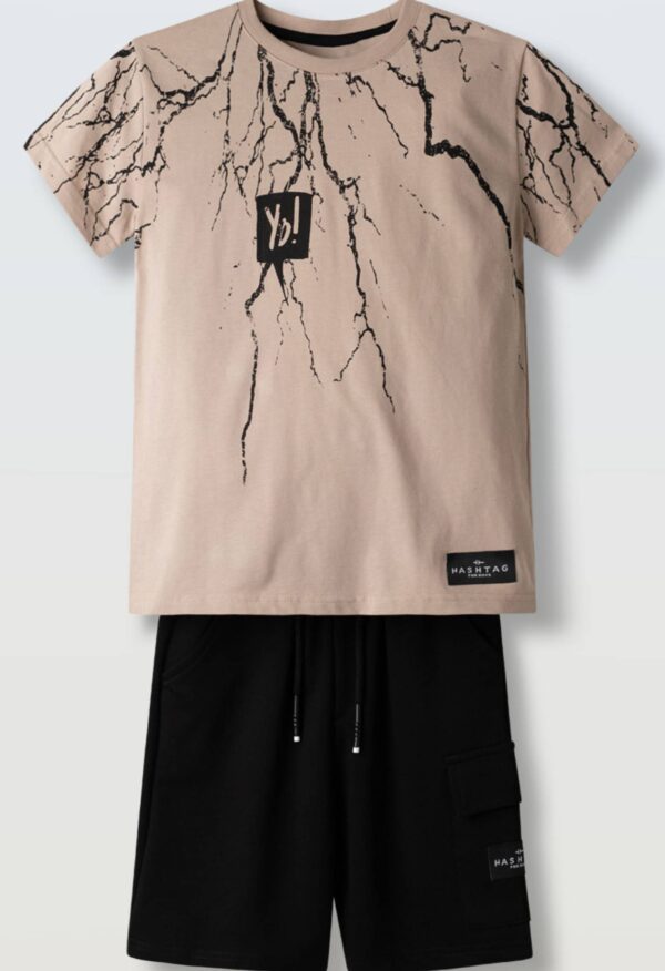 6701 Σετ HASHTAG 266701 μπεζ