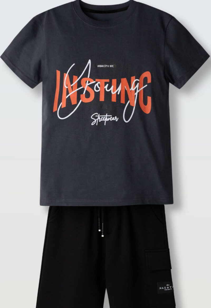 Σετ HASHTAG 266702 ανθρακί