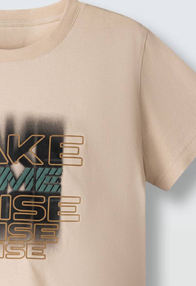 Μπλούζα HASHTAG 266710 μπεζ