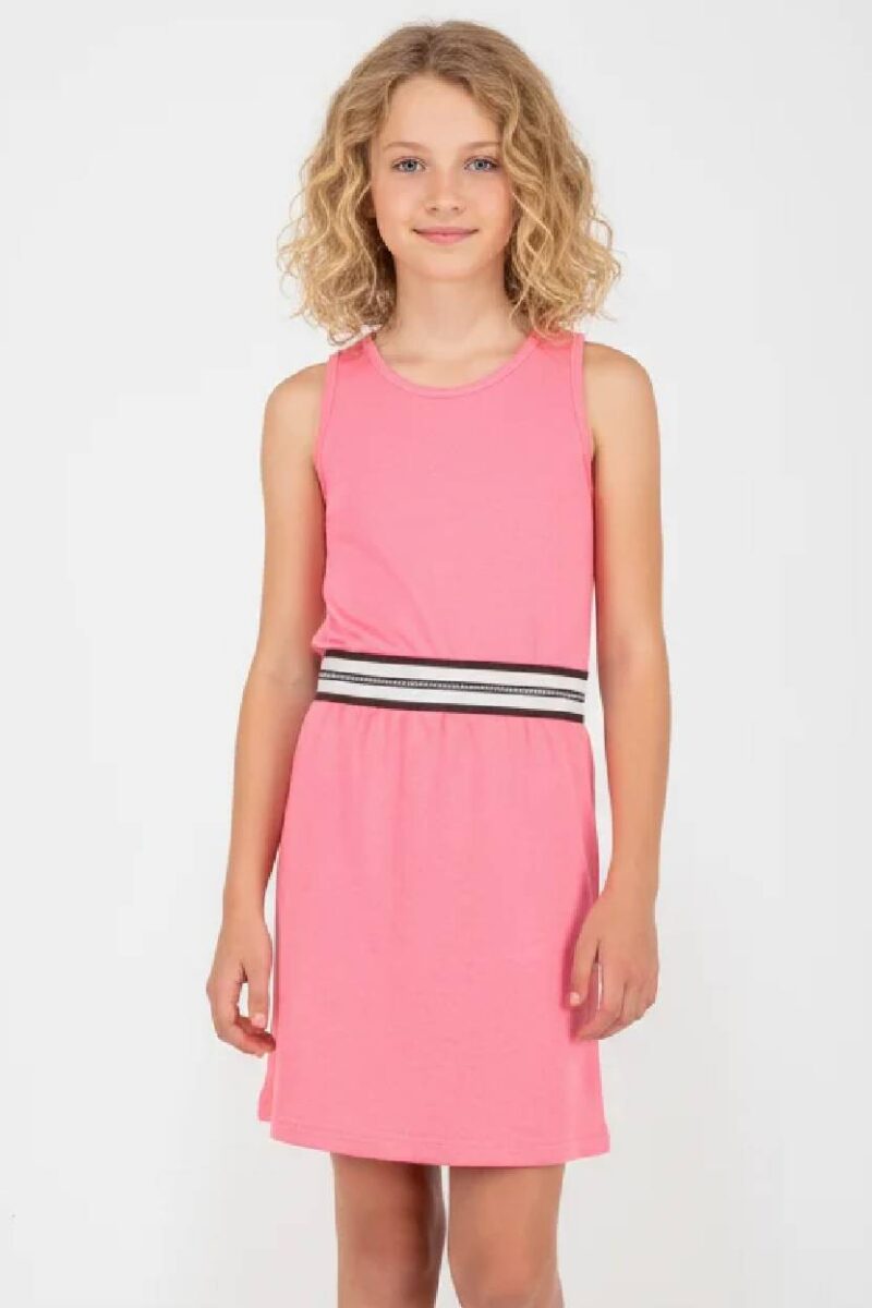 Φόρεμα JOYCE ριπ αμάνικο 2613602 φούξια neon