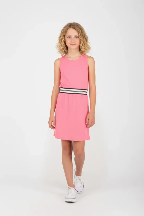 Φόρεμα JOYCE ριπ αμάνικο 2613602 φούξια neon