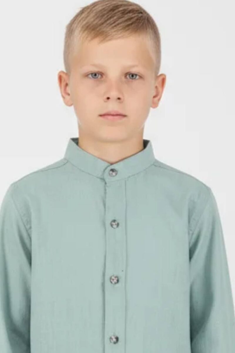 Πουκάμισο mao Joyce 2646503 φυστικί