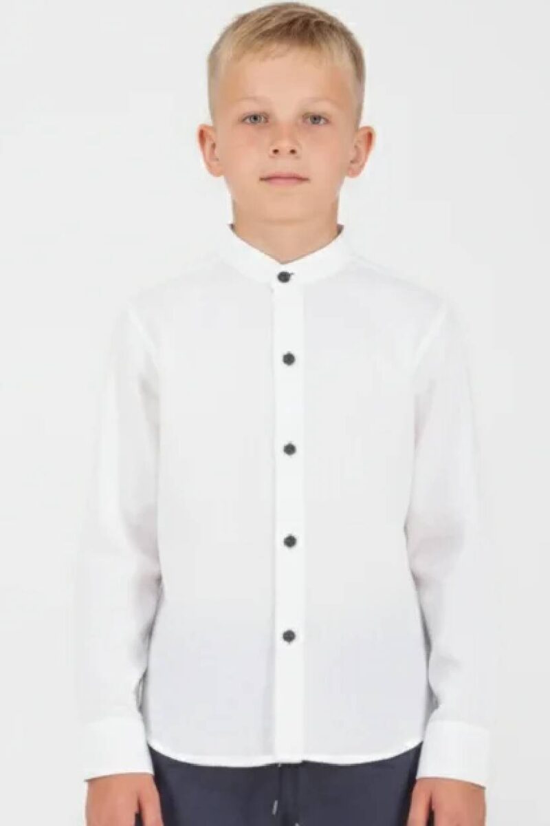 Πουκάμισο mao Joyce 2646503 άσπρο