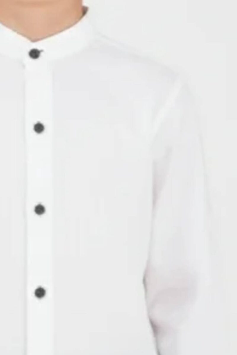 Πουκάμισο mao Joyce 2646503 άσπρο