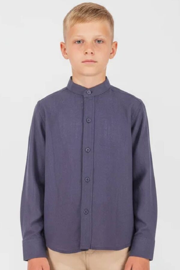 Πουκάμισο mao Joyce 2646503 navy