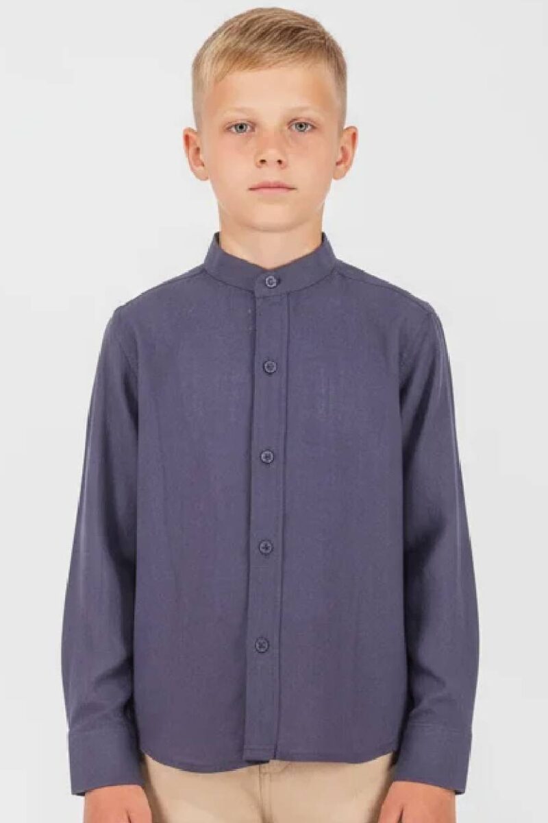 Πουκάμισο mao Joyce 2646503 navy