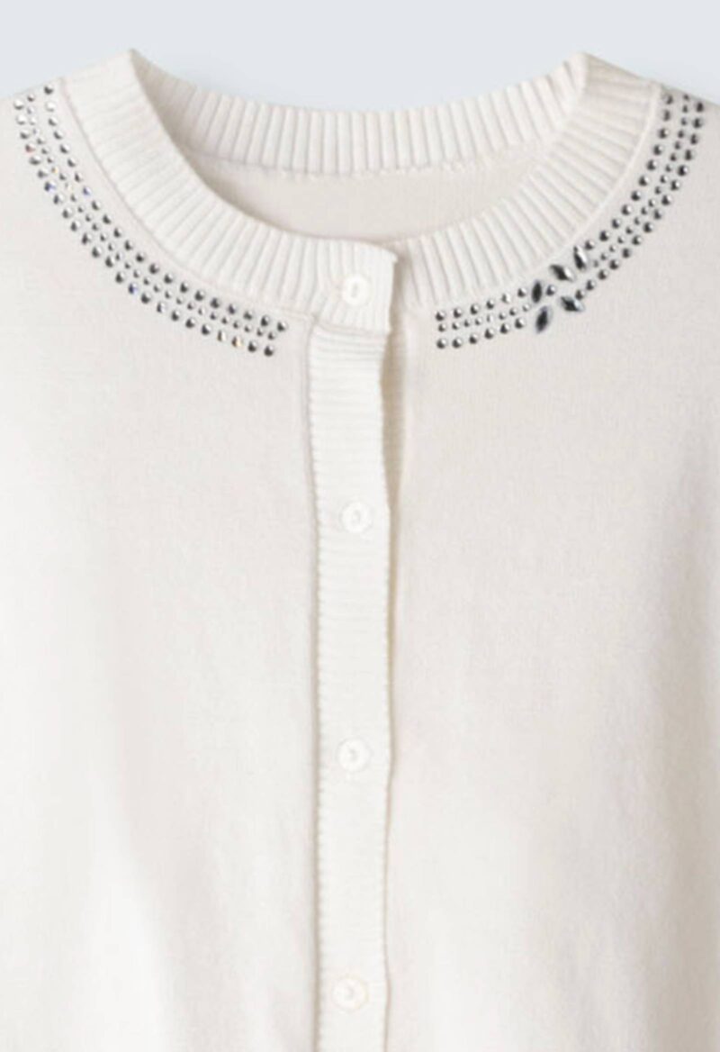 Ζακέτα Ebita 266006 άσπρο