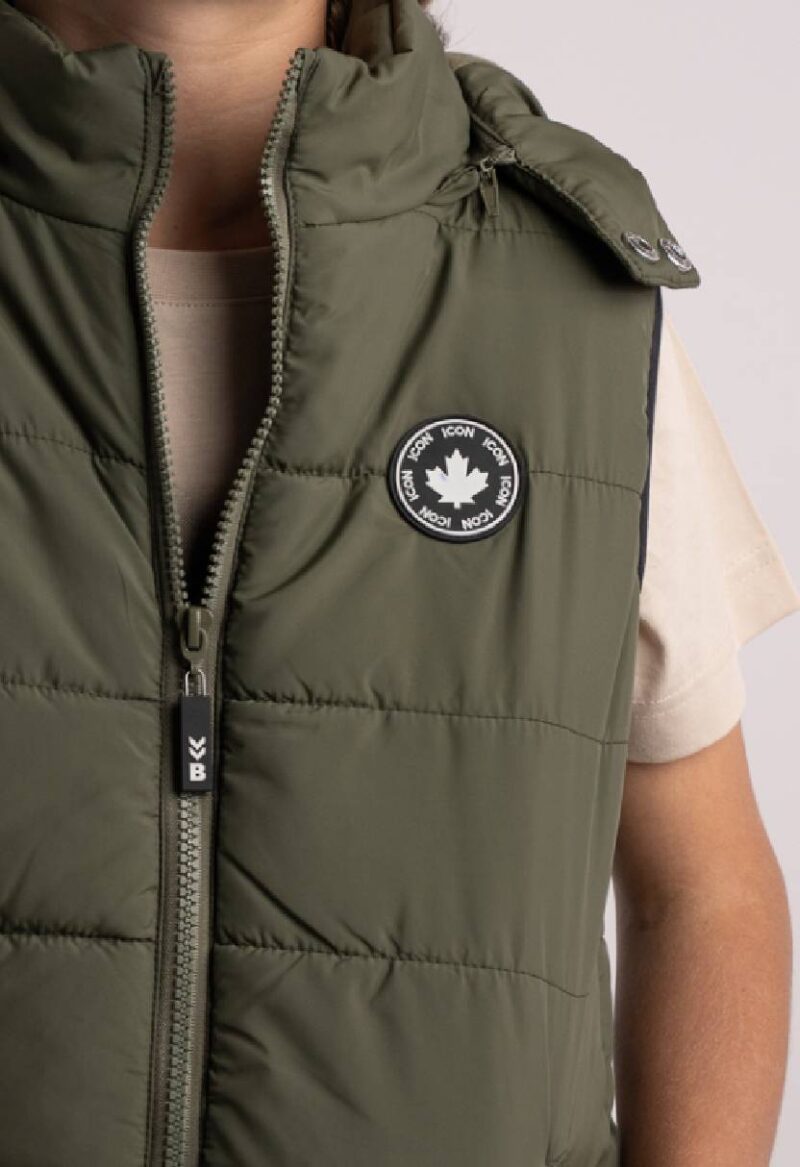 Μπουφάν αμάνικο Hashtag 266716 χακί