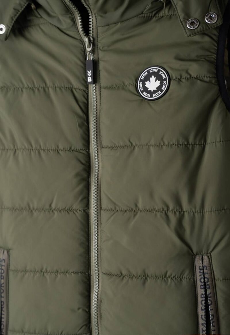 Μπουφάν αμάνικο Hashtag 266716 χακί