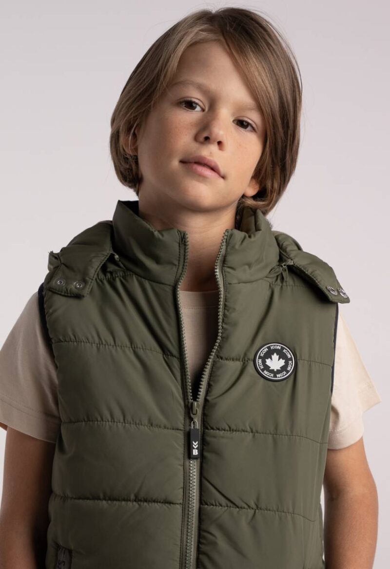 Μπουφάν αμάνικο Hashtag 266716 χακί