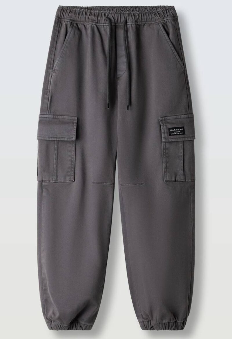 Παντελόνι cargo Hashtag 266718 ανθρακί