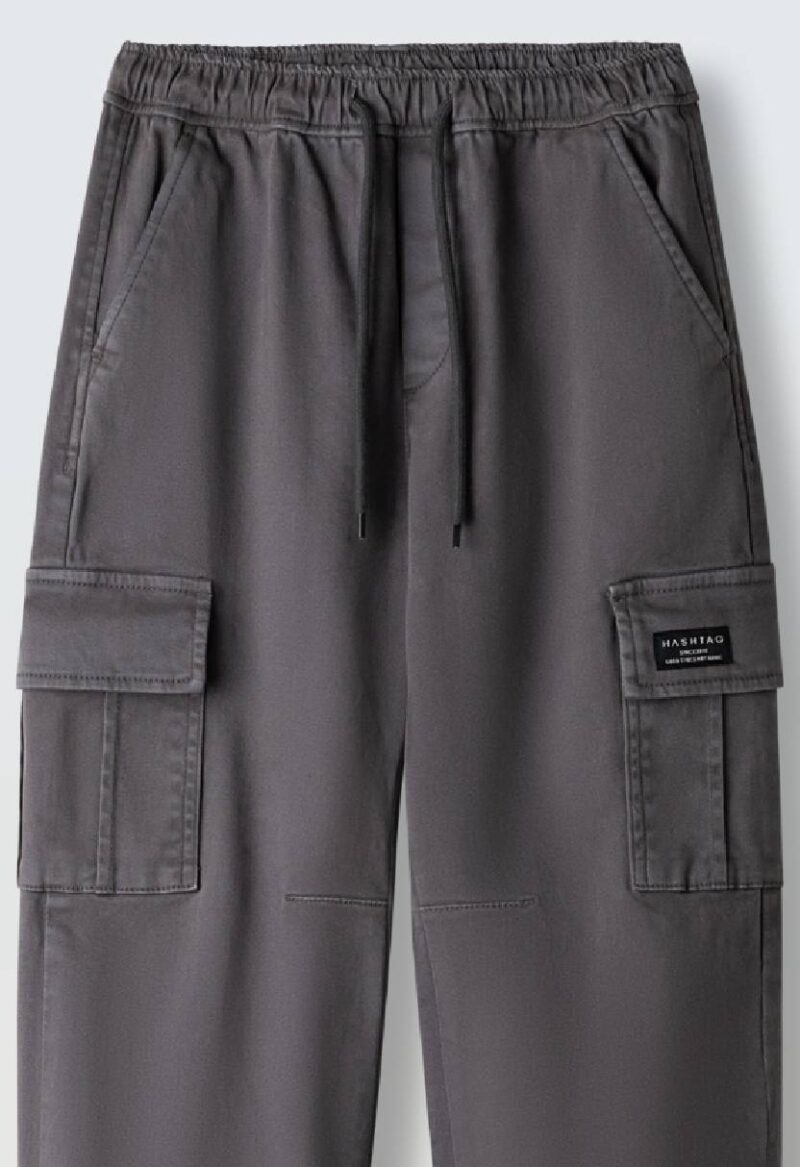 Παντελόνι cargo Hashtag 266718 ανθρακί