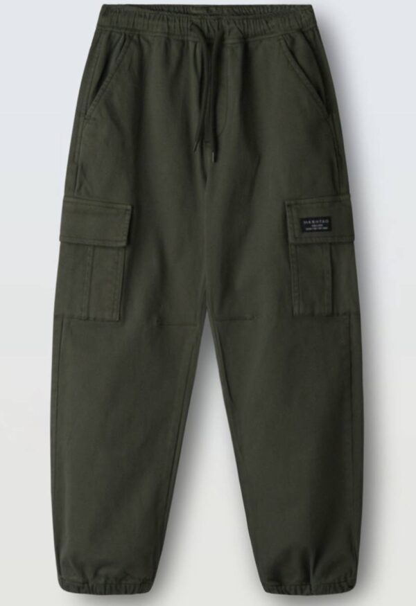 6718 Παντελόνι cargo Hashtag 266718 χακί