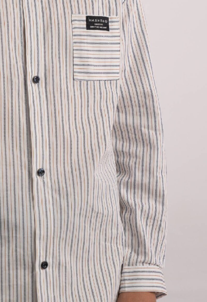 Πουκάμισο  mao Hashtag 266722 άσπρο