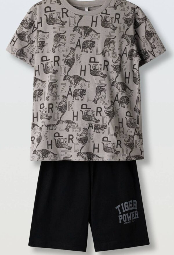 Πιζάμα HASHTAG H-641 γκρι