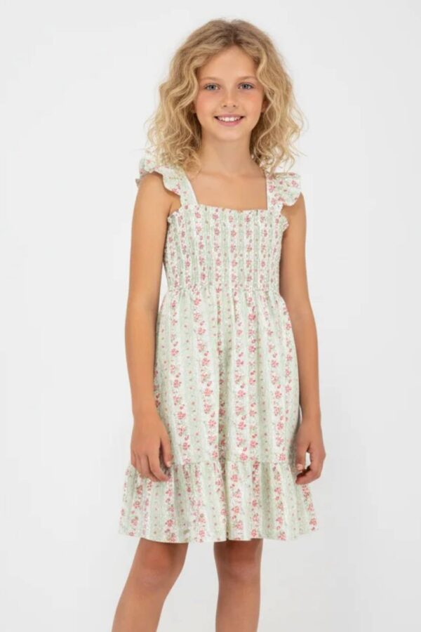 Φόρεμα JOYCE 2645624 φλοράλ λαχανί